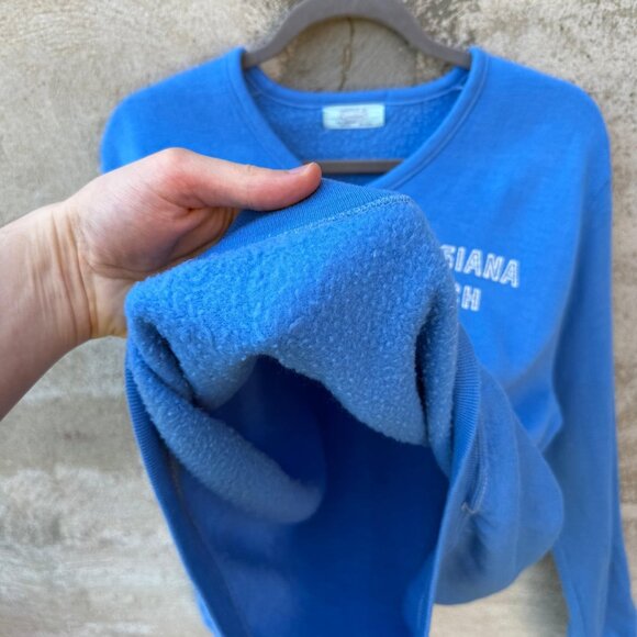 60's Vintage V Neck Flock Louisiana Tech Sweatshirt - Picture 5 of 7